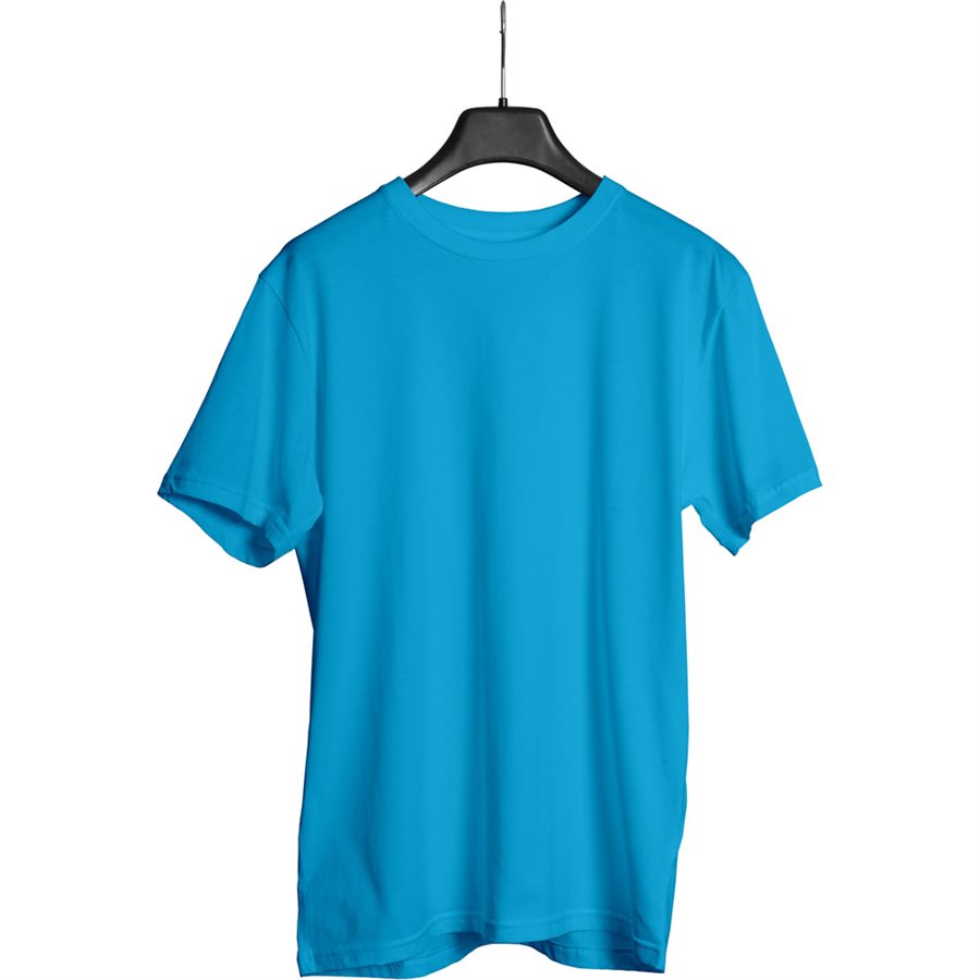 5200-13XL-18 Bisiklet Yaka Turkuaz Tişört