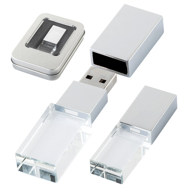 8190-32GB Kristal USB Bellek