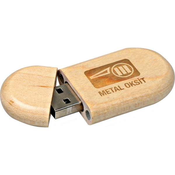 8192-32GB Ahşap USB Bellek